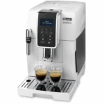 De'Longhi Dinamica Αυτόματη Μηχανή Espresso 1450W Πίεσης 15bar με Μύλο Άλεσης Λευκή