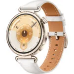 Huawei Watch GT 6 Stainless Steel 41mm Αδιάβροχο με Παλμογράφο (White Leather)