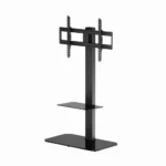Gembird TVS-86ST-01 Βάση Τηλεόρασης Δαπέδου έως 86" και 60kg Μαύρο