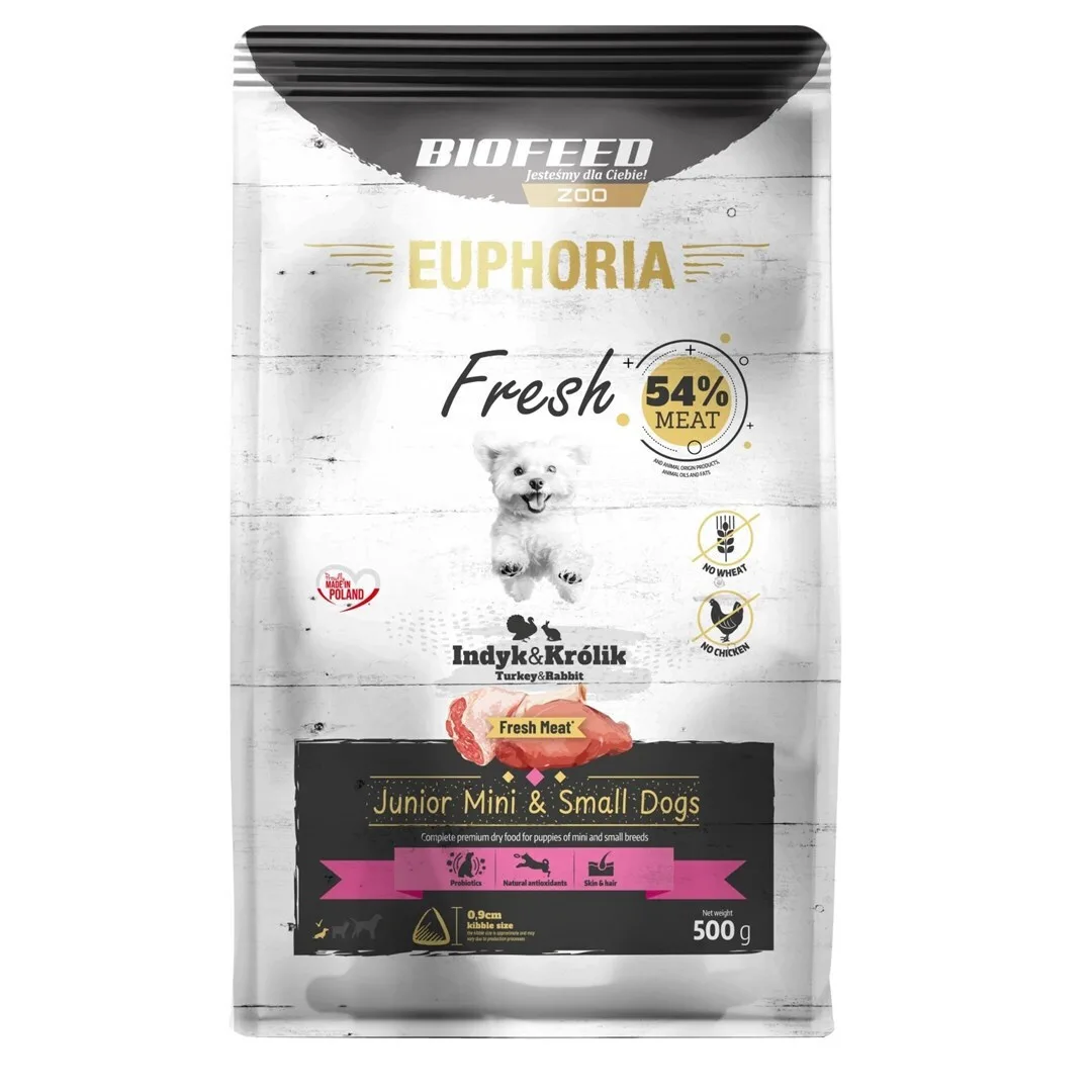 20251009121242_biofeed_euphoria_0_5kg_xira_trofi_skylon_me_kreas_galopoula_kouneli_kai_lago Biofeed Euphoria 0.5kg Ξηρά Τροφή Σκύλων με Κρέας, Γαλοπούλα, Κουνέλι και Λαγό - Image 1