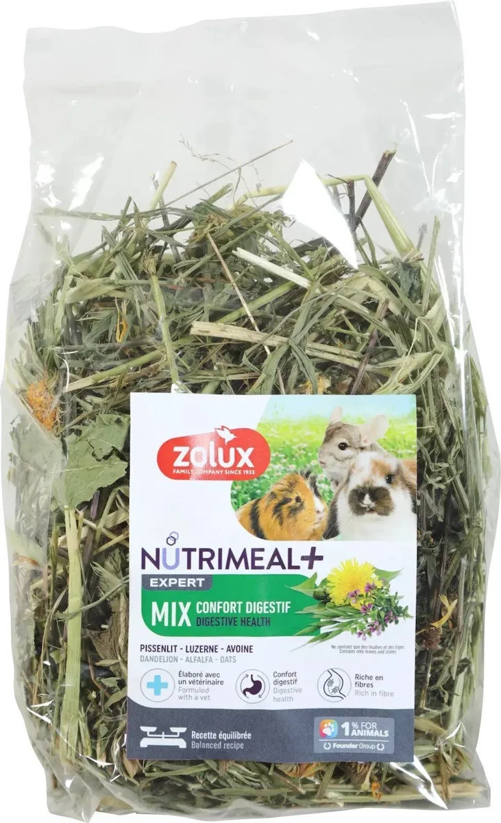 Zolux Digestive Mix Rabbit Guinea Pig/chinchilla Nutrimeal Mix 100g - Image 1