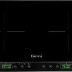 Girmi PI5100 Επιτραπέζια Εστία Επαγωγική Διπλή Μαύρη