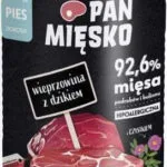 Pan Miesko Υγρή Τροφή Σκύλων με Χοιρινό, Αγριογούρουνο, Κρέας, Συκώτι και Σολομό 400gr