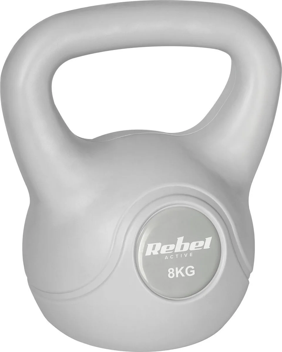 20251010135500_96b1bd26 Rebel Active 8 Kg Gray Bituminous Kettlebell - Image 1