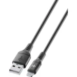 Cellular Line USB-A to Lightning Cable Μαύρο 1m