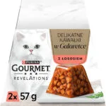 Purina Gourmet Revelations Salmon In Jelly 2x57g