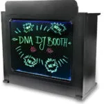 Dna Dj Booth Bk Dj Booth Table Rgb Led Πίνακας Οπίσθιο Φωτισμό