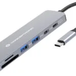 Conceptronic USB-C Docking Station με HDMI 4K PD Ethernet Γκρι (DONN28G)