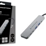 Conceptronic USB-C Docking Station με HDMI 4K PD Γκρι (DONN33G)