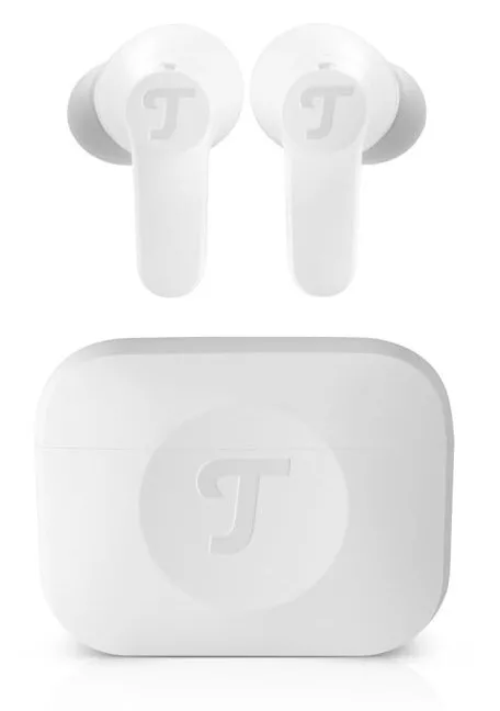 Teufel Airy TWS 2 In-ear Bluetooth Handsfree Ακουστικά με Αντοχή στον Ιδρώτα και Θήκη Φόρτισης Λευκά - Image 1