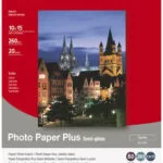 Canon SG-201 Φωτογραφικό Χαρτί Plus A6 (10x15) 260gr/m² για Εκτυπωτές Inkjet 5 Φύλλα (1686B072)