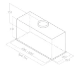 Elica Fold S IX/A/52 Μηχανισμός Απορρόφησης 52cm Inox