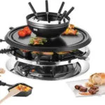 Unold Επιτραπέζια Ηλεκτρική Ψησταριά Raclette Λείας Πλάκας 1300W 40x40εκ. 48726