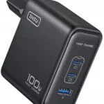 Iniu Φορτιστής Χωρίς Καλώδιο με Θύρα USB-A και 2 Θύρες USB-C 100W Power Delivery / Quick Charge 4.0 Μαύρος (WAL101)