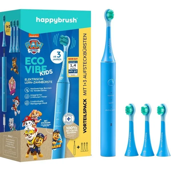 20251014170556_85b58283 Happy Brush Παιδική Ηλεκτρική Οδοντόβουρτσα για 3+ Χρονών με Ανταλλακτικά - Image 1