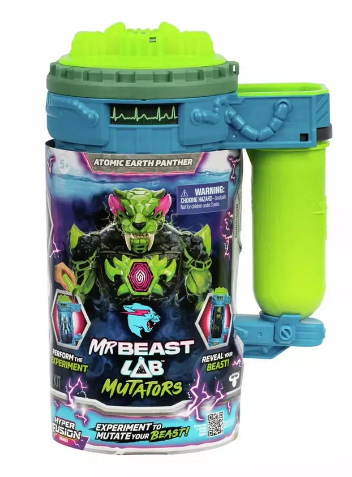 20251015124922_13c0c114 Giochi Preziosi Mr Beast Lab Mutators Atomic Earth Panther για 5+ Ετών 26εκ. 20426 - Image 1