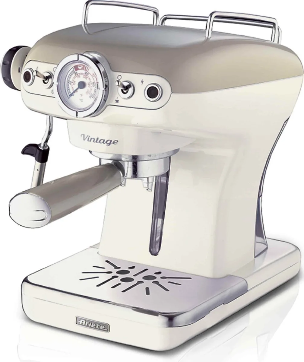 20251015135116_ariete_1389_13_michani_espresso_900w_piesis_15bar_beige Ariete 1389/13 Μηχανή Espresso 900W Πίεσης 15bar Beige - Image 1