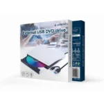 Gembird Εξωτερικός Οδηγός για Laptop Μαύρο DVD-USB-031-BW