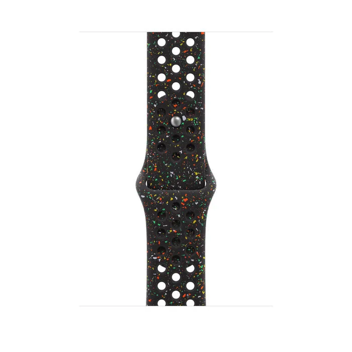 Apple Nike Sport Band 46mm - M/L Λουράκι Σιλικόνης με Pin Midnight Black (Apple Watch 44/45/46mm/Ultra 49mm) MGC34ZM/A - Image 1