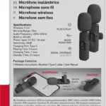 SBS TEKIT2MICTYCBTK Σετ Ασύρματο Μικρόφωνο με Bluetooth Πέτου, Clip On