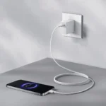 Xiaomi USB 2.0 Cable USB-C male - USB-A 60W Λευκό 1m BHR087GGL