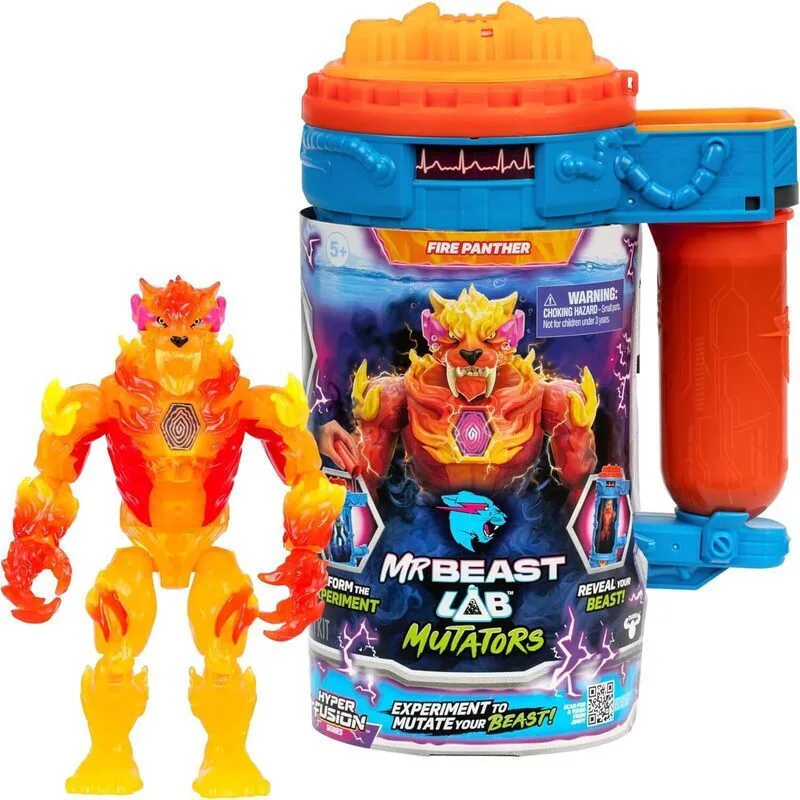 20251017132703_31d2dc16 Mr Beast Lab Swarms Action Figure Flame Panther 26 Cm - Image 1