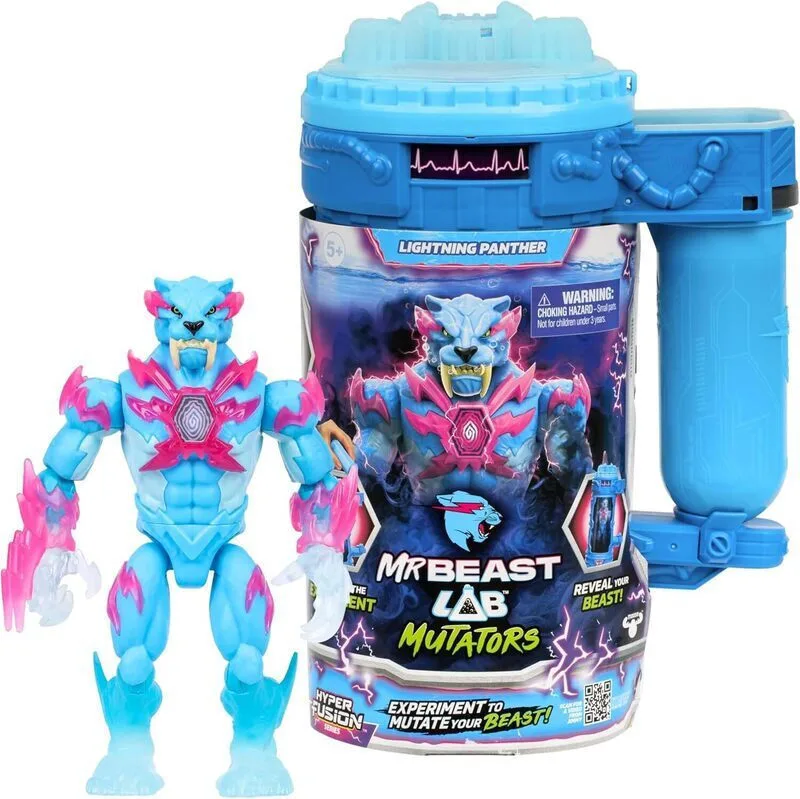 20251017132704_0f78de25 Mr Beast Lab Swarms Action Figure Lightning Panther 26 Cm - Image 1