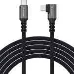 Wozinsky USB 2.0 Cable USB-C male - USB-C / Thunderbolt 4 / Thunderbolt 3 / DisplayPort 240W Μαύρο 2m