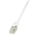 LogiLink U/UTP Cat.6 Καλώδιο Δικτύου Ethernet 0.5m Λευκό 1τμχ CP2021U