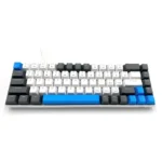 Media-Tech Red Core MX60 Gaming Μηχανικό Πληκτρολόγιο 60% με Cherry MX Red διακόπτες και RGB φωτισμό (International English) Blue/Graphite