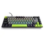Media-Tech Red Core MX60 Gaming Μηχανικό Πληκτρολόγιο 60% με Cherry MX Red διακόπτες και RGB φωτισμό (International English) Green/Grey/Black