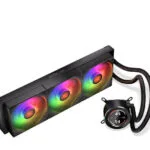 Krux HydroGlance 360 ARGB Υδρόψυξη Επεξεργαστή Τριπλού Ανεμιστήρα 120mm για Socket AM4/AM5/1700/1200/115x