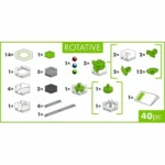 Επιτραπέζιο Παιχνίδι GraviTrax GO Rotative για 1+ Παίκτες 8+ Ετών Ravensburger