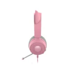 Razer Kraken Kitty V3 X Over Ear Gaming Headset με σύνδεση 3.5mm Quartz for Nintendo Switch / Nintendo Switch 2 / PC / PS5 / XBOX