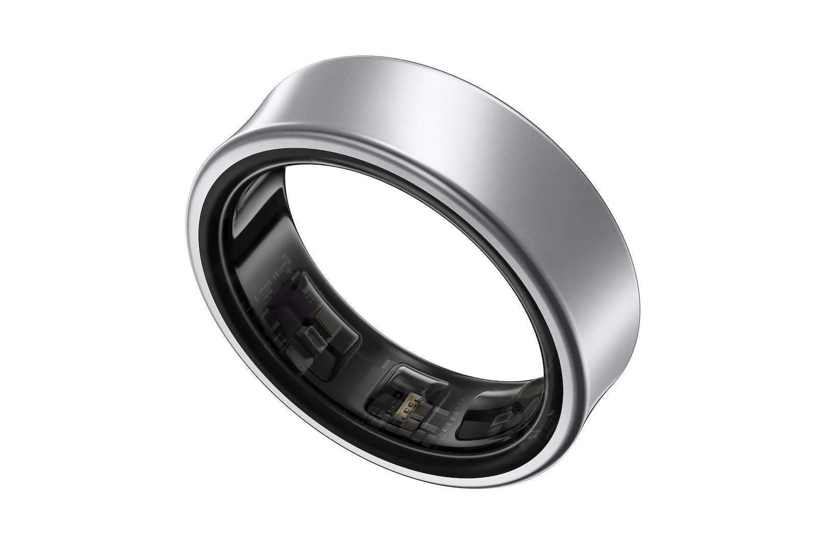 Samsung Galaxy Ring 18.9mm Αδιάβροχο με Παλμογράφο Titanium Silver - Image 1