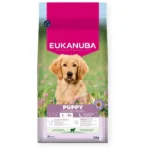 Eukanuba 12kg Ξηρά Τροφή για Κουτάβια Μεγαλόσωμων Φυλών με Αρνί
