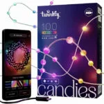Twinkly Candies Smart Γιρλάντα Φωτισμού LED 6m με 100 Λαμπάκια RGB TWKP100RGB-G