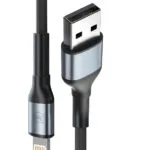 3MK USB-A to Lightning Cable 12W Μαύρο 1m