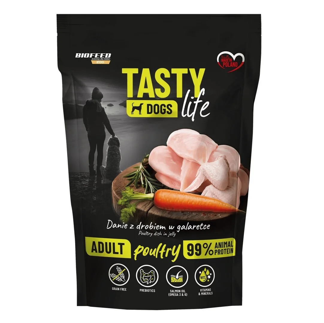 Biofeed 0.5kg Ξηρά Τροφή χωρίς Σιτηρά για Ενήλικους Σκύλους με Πουλερικά - Image 1