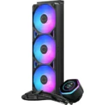 CoolerMaster MasterLiquid 360 Atmos II LCD Υδρόψυξη Επεξεργαστή Τριπλού Ανεμιστήρα 120mm για Socket AM4/AM5/1700/1200/115x με ARGB Φωτισμό