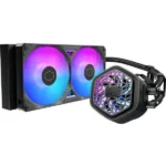 CoolerMaster MasterLiquid 240 Atmos II VRM Υδρόψυξη Επεξεργαστή Διπλού Ανεμιστήρα 120mm για Socket AM4/AM5/1700/1200/115x με ARGB Φωτισμό