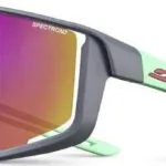 Julbo Fury Unisex Γυαλιά Ηλίου με Γκρι Κοκκάλινο Σκελετό και Πολύχρωμο Καθρέφτη Φακό
