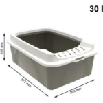 Rotho My Pet Bonnie Eco Λεκάνη Γάτας Γκρι Μ57.2 x Π39.3 x Υ20.9cm
