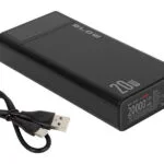 Blow PB10A Power Bank 10000mAh με 2 Θύρες USB-A και Θύρα USB-C Μαύρο