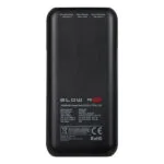Blow PB20E Power Bank 20000mAh 20W με 2 Θύρες USB-A και Θύρα USB-C Μαύρο