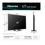 Hisense Smart Τηλεόραση 65" 4K UHD Mini LED U79Q HDR (2025) 65U79Q