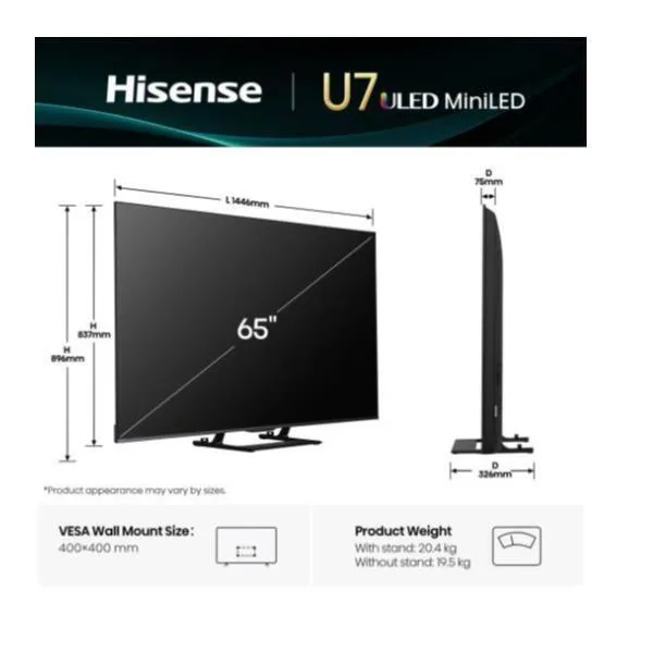 20251024172241_bc45fd1c Hisense Smart Τηλεόραση 65" 4K UHD Mini LED U79Q HDR (2025) 65U79Q - Image 1