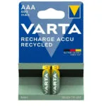 Varta Recharge Accu Recycled Επαναφορτιζόμενες Μπαταρίες AAA Ni-MH 800mAh 1.2V 2τμχ