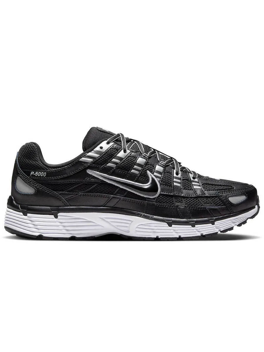 20251027162347_nike_p_6000_andrika_sneakers_black_black_white_metallic_silver_cd6404_026 Nike P-6000 Ανδρικά Sneakers Black / Black-white-metallic Silver CD6404-026 - Image 1