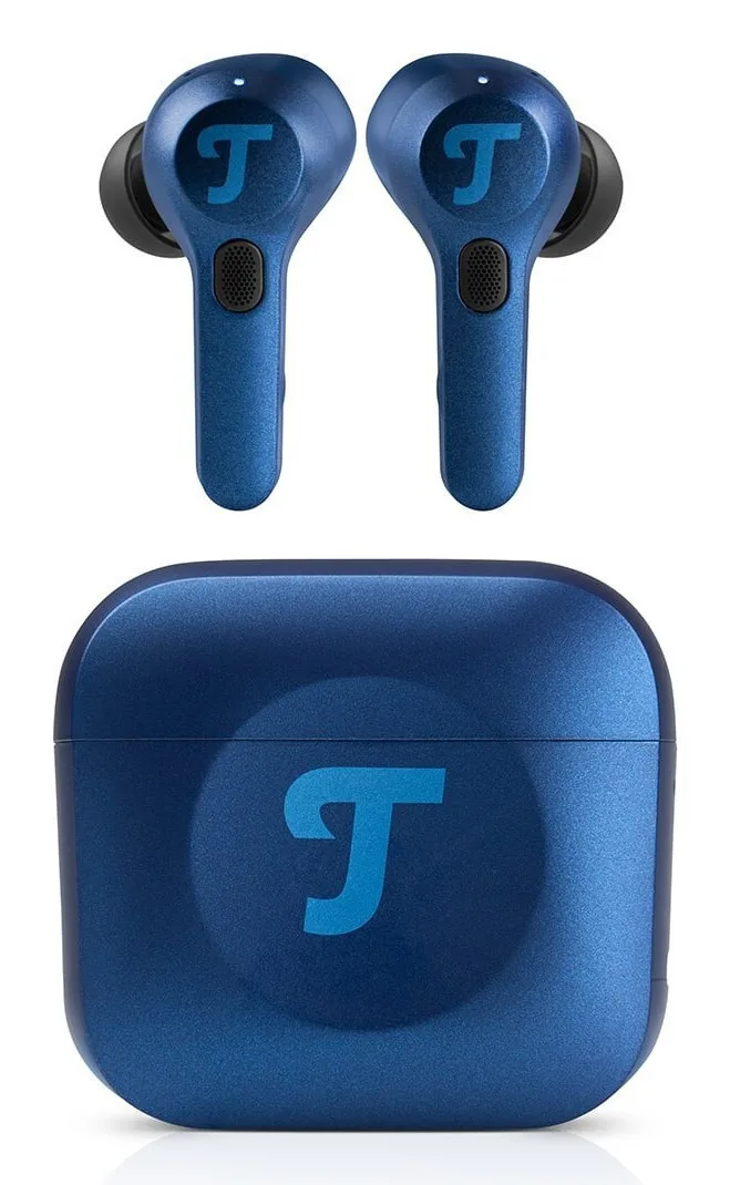 Teufel Airy TWS Pro In-ear Bluetooth Handsfree Ακουστικά με Αντοχή στον Ιδρώτα και Θήκη Φόρτισης Μπλε - Image 1